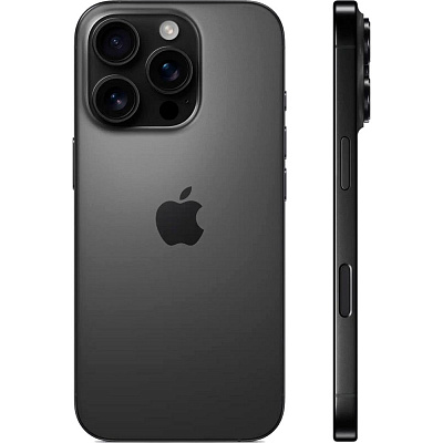 Смартфон Apple iPhone 16 Pro (eSIM) 128 ГБ черный титан
